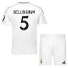 Maglia ufficiale Real Madrid Bellingham 5 Casa 2024-25 per Bambino